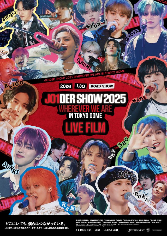 JO1DER SHOW 2025 ‘WHEREVER WE ARE’ IN TOKYO DOME -LIVE FILM