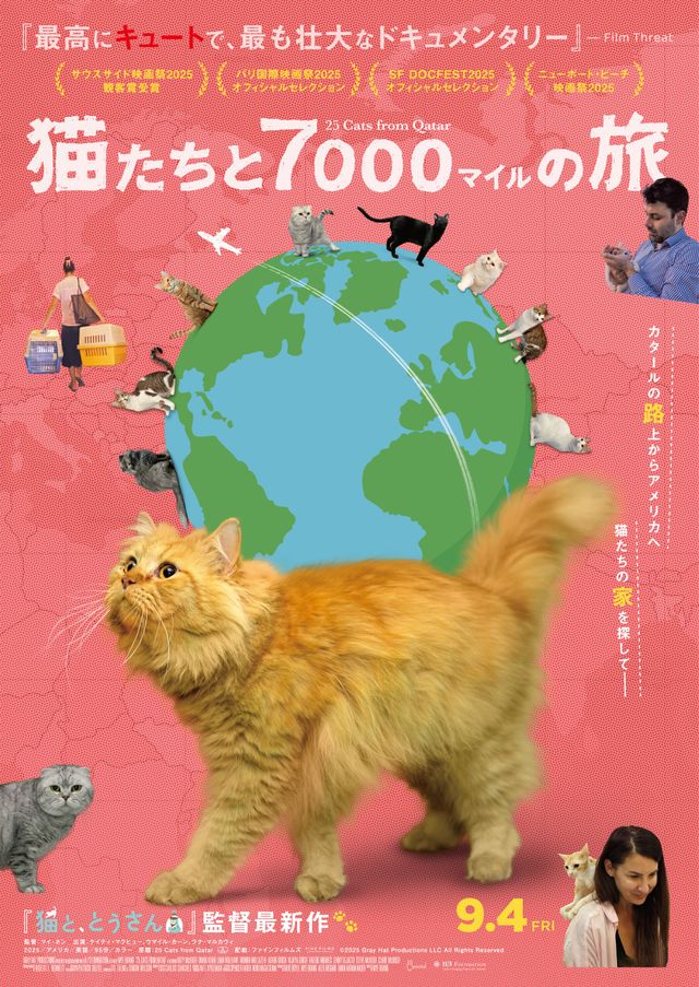猫たちと7000マイルの旅