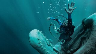 クジラに落ちた男