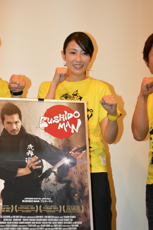 水野美紀、壮絶な現場を告白！『BUSHIDO MAN』の舞台あいさつ（2枚目）
