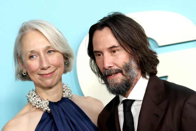 『グッド・フォーチュン(原題) / Good Fortune』NYプレミアでのアレクサンドラ・グラント&キアヌ・リーヴス