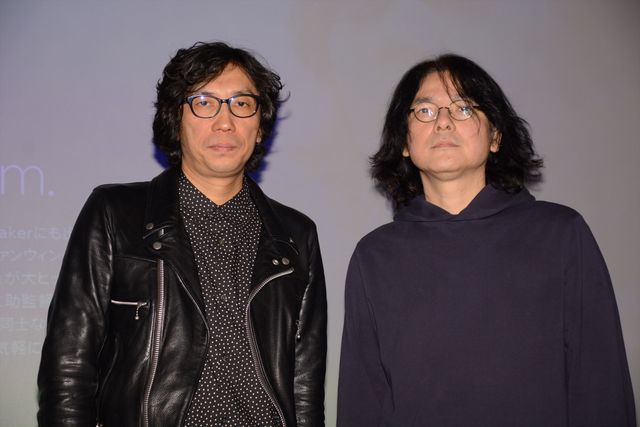 スペシャルトークショーを行った行定勲監督（左）と岩井俊二監督（右）