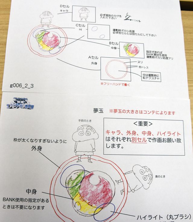 クレヨンしんちゃん 制作アニメスタジオに潜入 画コンテ イメージボードを激写 シネマトゥデイ