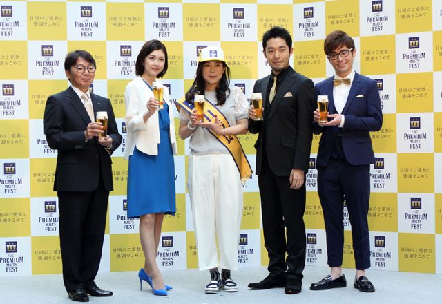 竹内結子、椿鬼奴、オリラジがカンパ～イ！「ザ・プレミアム・モルツ フェスト」オープニングセレモニー：フォトギャラリー