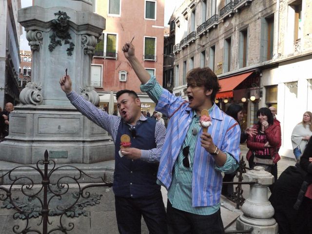 香取慎吾＆ザキヤマのイタリア二人旅！ゴンドラやジェラードも！（4枚目）