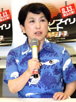福島みずほ氏「原発はだめだ」 チェルノブイリ事故のドキュメンタリー映画上映会で