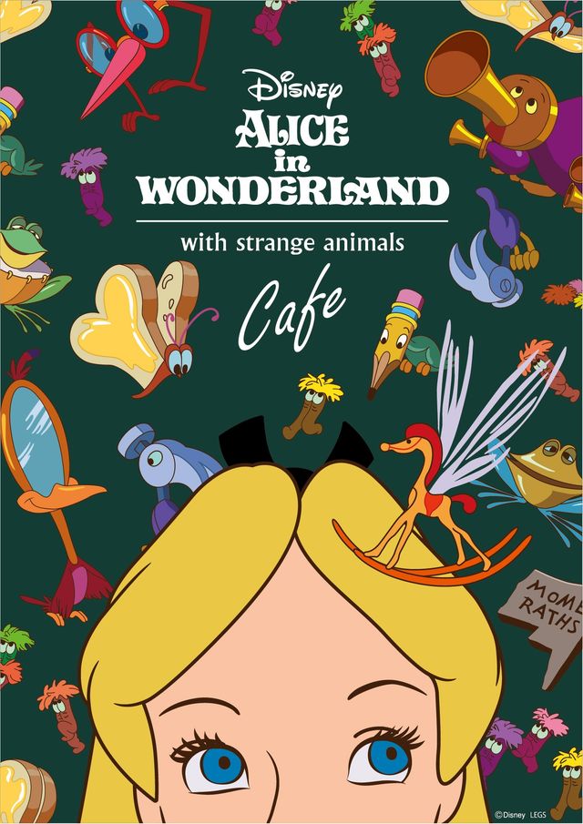 瓶に入ったアリスをイメージしたドリンクも！「ディズニー ふしぎの国のアリス」OH MY CAFEのメニュー＆グッズ（3枚目）