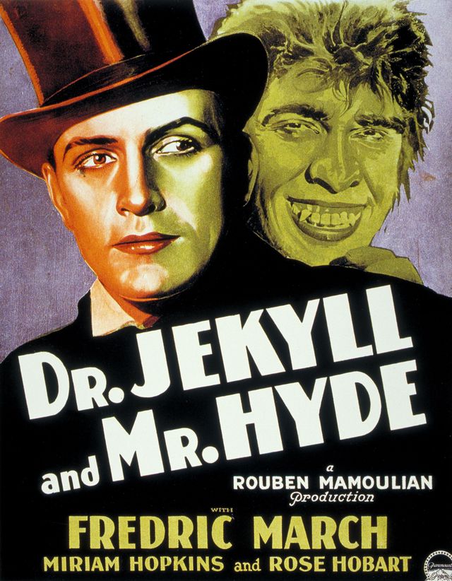 画像は『ジキル博士とハイド氏』（1932）のポスター