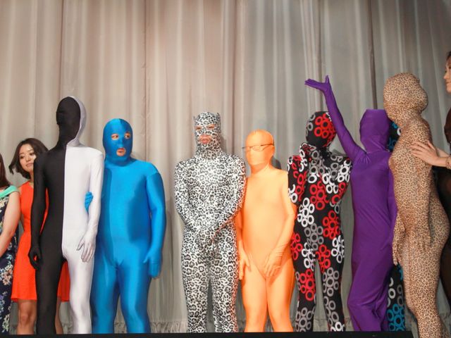 全身タイツ隊！橋口監督は迷彩柄～『ゼンタイ』初日フォトギャラリー（2枚目）