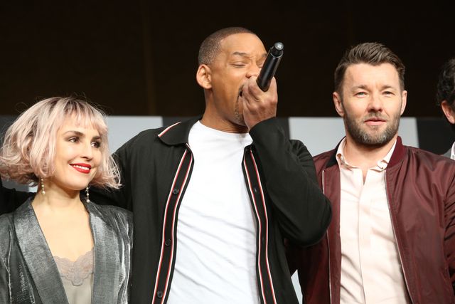 ウィル・スミス＆ノオミ・ラパス提灯もって登場！「ブライト」来日会見（18枚目）