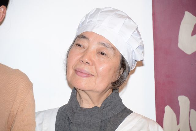 ハンセン病患者の施設を訪ねるなど普段しない役づくりを行ったという樹木希林。高倉健さんと菅原文太さんの話題も出ました。河瀬直美監督の新作映画『あん』製作会見【フォトギャラリー】（8枚目）