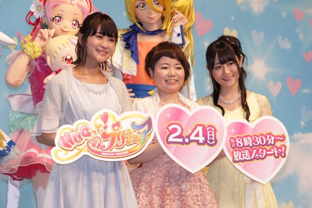 小野賢章、プリキュアに囲まれる！「HUGっと！プリキュア」『映画　プリキュアスーパースターズ！』 合同会見（15枚目）