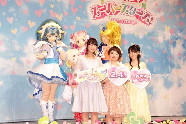 小野賢章、プリキュアに囲まれる！「HUGっと！プリキュア」『映画　プリキュアスーパースターズ！』 合同会見（16枚目）