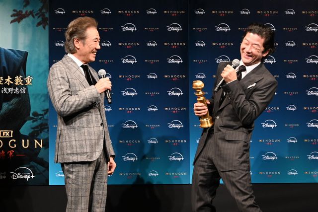 「SHOGUN 将軍」西岡徳馬＆金井浩人、浅野忠信の快挙を祝福！GG賞受賞記念会見（17枚目）