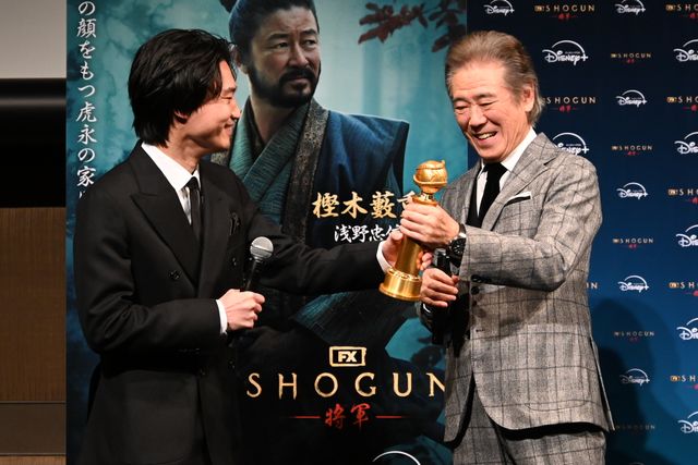 「SHOGUN 将軍」西岡徳馬＆金井浩人、浅野忠信の快挙を祝福！GG賞受賞記念会見（19枚目）