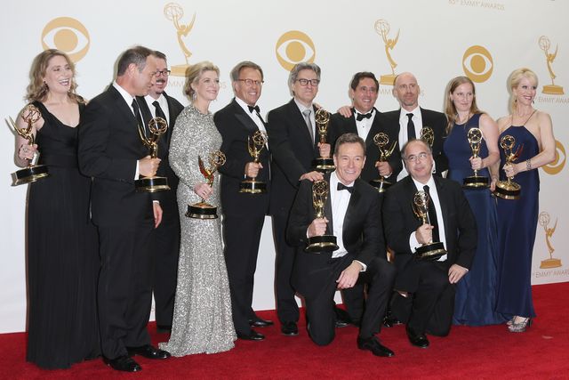 昨年の第65回エミー賞授賞式より、ドラマ・シリーズ部門の作品賞をはじめ3部門を獲得した「ブレイキング・バッド」のチーム