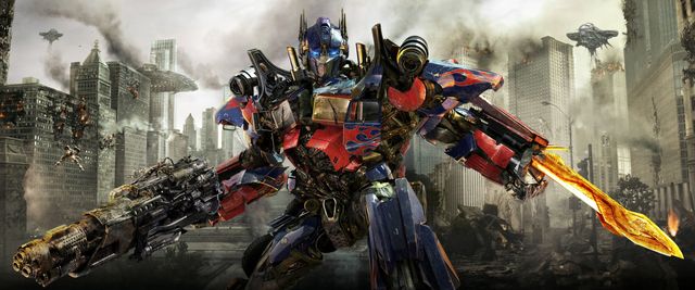 画像は2011年公開『トランスフォーマー/ダークサイド・ムーン』でのオプティマスプライム