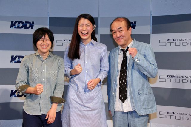 成海璃子＆温水洋一が出席！auビデオパスドラマ第1弾「コレカラ」配信記念トークショーのフォトギャラリー（4枚目）