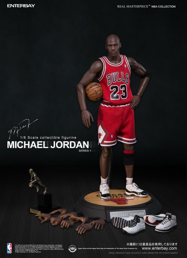 「1/6 リアルマスターピース コレクティブル フィギュア/ NBAクラシックコレクション: マイケル・ジョーダン "I'm Legend #23" ロード・ユニフォーム ver」　税込み価格 4万8,280円（参考価格 5万6,800円）（7枚目）