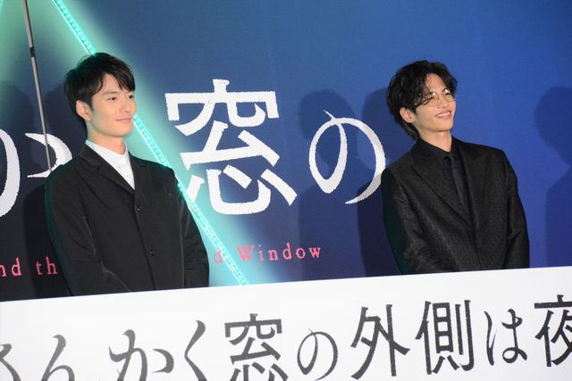 岡田将生＆志尊淳＆平手友梨奈＆滝藤賢一登壇『さんかく窓の外側は夜』完成披露試写会舞台あいさつ（9枚目）
