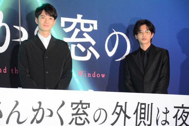 岡田将生＆志尊淳＆平手友梨奈＆滝藤賢一登壇『さんかく窓の外側は夜』完成披露試写会舞台あいさつ（13枚目）