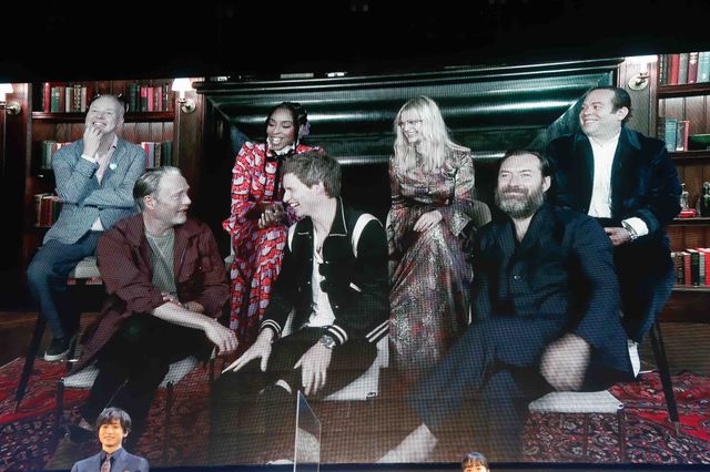 エディ・レッドメインのハートポーズ！『ファンタスティック・ビーストとダンブルドアの秘密』ライトアップ・ファンナイト（11枚目）