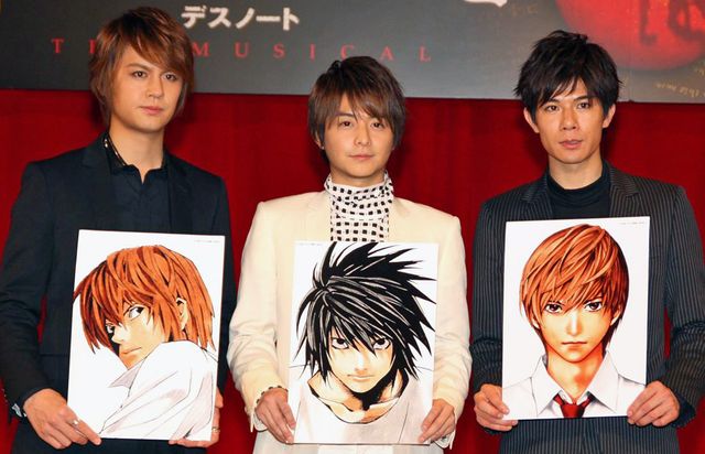 藤原竜也にあいさつ済み！「デスノート The Musical」夜神月役の浦井健治・柿澤勇人＆L役の小池徹平！製作発表フォトギャラリー：フォトギャラリー