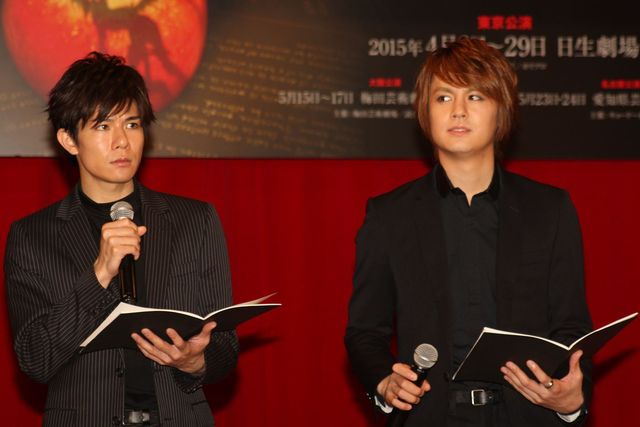 藤原竜也にあいさつ済み！「デスノート The Musical」夜神月役の浦井健治・柿澤勇人＆L役の小池徹平！製作発表フォトギャラリー（5枚目）