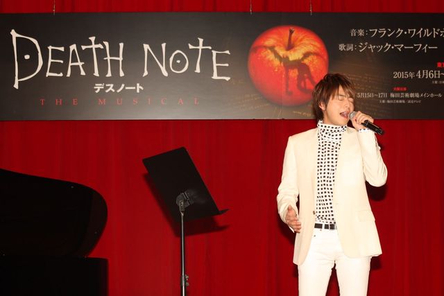 藤原竜也にあいさつ済み！「デスノート The Musical」夜神月役の浦井健治・柿澤勇人＆L役の小池徹平！製作発表フォトギャラリー（10枚目）