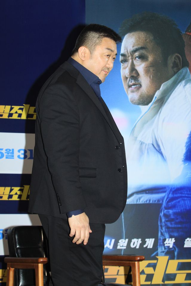 マ・ドンソク、青木崇高、イ・ジュンヒョクが可愛くポーズ！韓国映画『犯罪都市3』製作報告会見（8枚目）