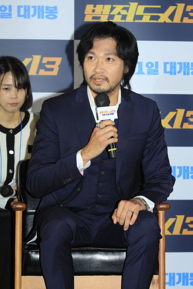 マ・ドンソク、青木崇高、イ・ジュンヒョクが可愛くポーズ！韓国映画『犯罪都市3』製作報告会見（9枚目）