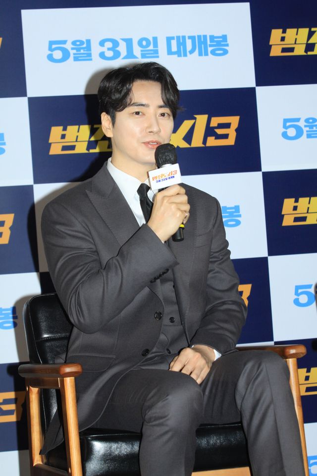 マ・ドンソク、青木崇高、イ・ジュンヒョクが可愛くポーズ！韓国映画『犯罪都市3』製作報告会見（13枚目）
