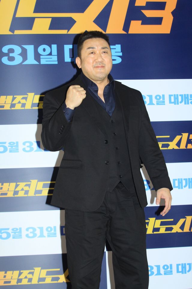 マ・ドンソク、青木崇高、イ・ジュンヒョクが可愛くポーズ！韓国映画『犯罪都市3』製作報告会見（16枚目）