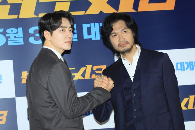 マ・ドンソク、青木崇高、イ・ジュンヒョクが可愛くポーズ！韓国映画『犯罪都市3』製作報告会見（23枚目）