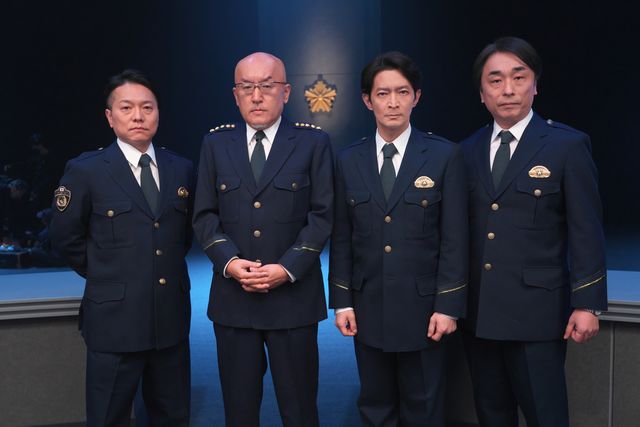レジェンド声優が警察庁幹部役！左から野島健児、立木文彦、津田健次郎、関智一