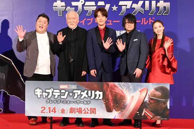 百田夏菜子、真紅の衣装で美脚披露『キャプテン・アメリカ：ブレイブ・ニュー・ワールド』ジャパンプレミア（4枚目）