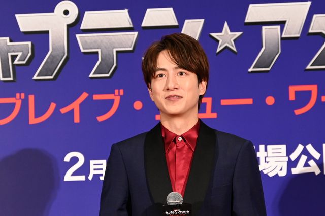 百田夏菜子、真紅の衣装で美脚披露『キャプテン・アメリカ：ブレイブ・ニュー・ワールド』ジャパンプレミア（11枚目）