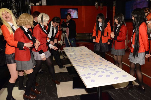 コスプレイヤーえなこ登場！「賭ケグルイ」私立百花王学園オープンキャンパスイベント（4枚目）