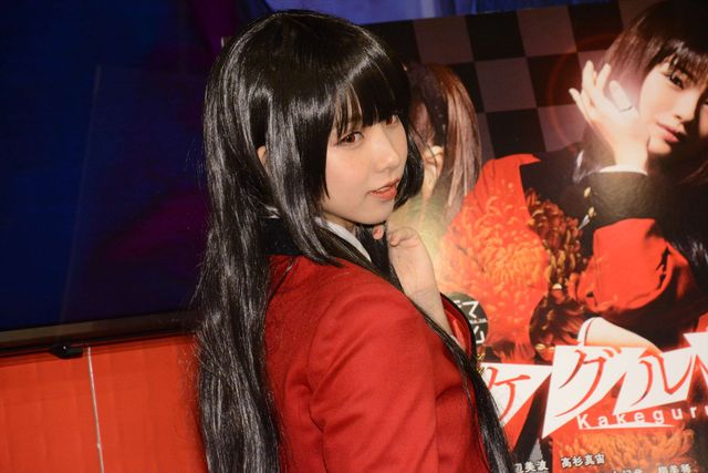 コスプレイヤーえなこ登場！「賭ケグルイ」私立百花王学園オープンキャンパスイベント（10枚目）