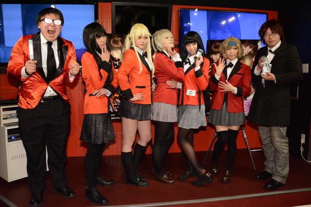 コスプレイヤーえなこ登場！「賭ケグルイ」私立百花王学園オープンキャンパスイベント（17枚目）