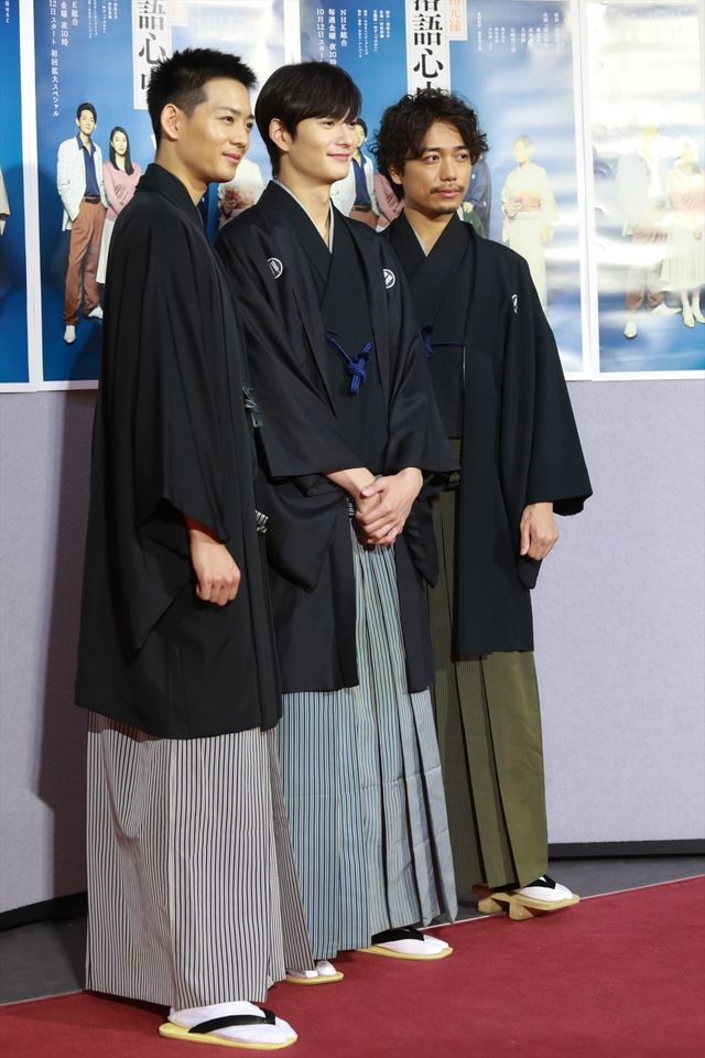 岡田将生、竜星涼、山崎育三郎の袴姿が麗しすぎ！ドラマ「昭和元禄落語心中」試写会（17枚目）