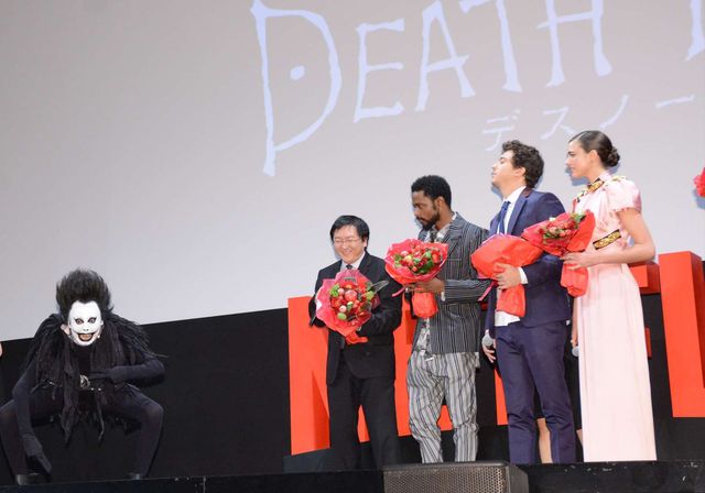 悪夢に出てきそうなリューク田中シリーズ『Death Note／デスノート』ジャパンプレミア（4枚目）