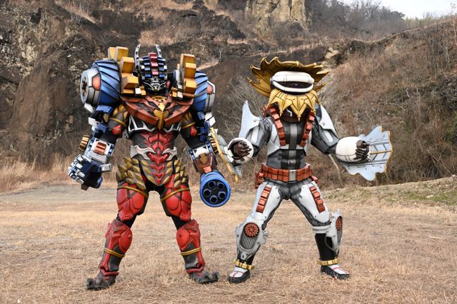 ゼンカイトピアを支配する“柏餅王”ゾックス…『ドンブラザーズVSゼンカイジャー』場面写真（4枚目）