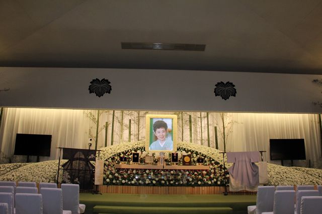 森光子さん本葬の様子（2枚目）