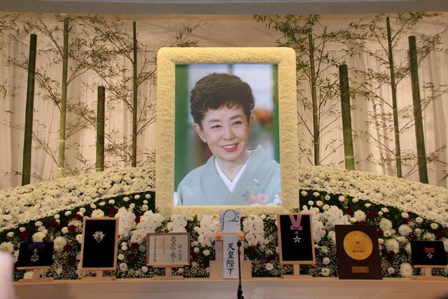 森光子さん本葬の様子（6枚目）