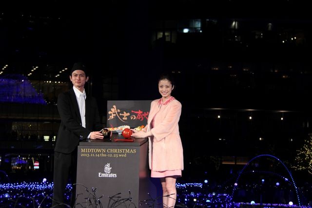 上戸彩、高良健吾も登場！「ミッドタウン・クリスマス 2013」点灯式フォトギャラリー（10枚目）