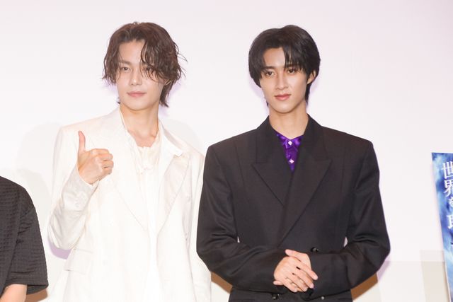 母国語を愛するM!LK曽野舜太、今井竜太郎と一緒に登場!映画『仮面ライダーゼッツ』公開記念舞台あいさつ:フォトギャラリー