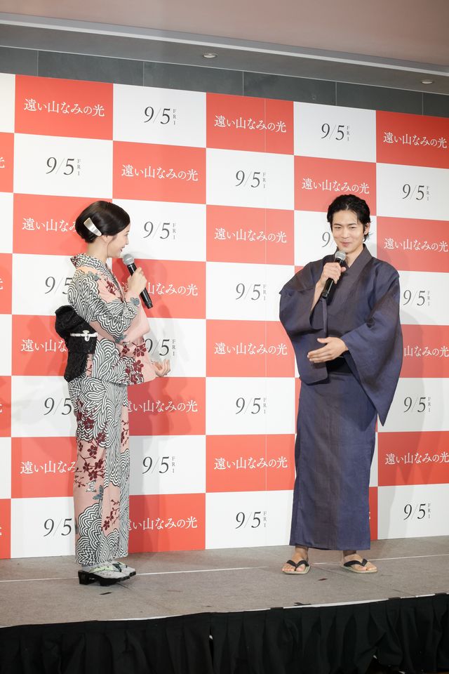 広瀬すず＆松下洸平の美しすぎる浴衣姿！神田明神でヒット祈願『遠い山なみの光』公開直前イベント（7枚目）