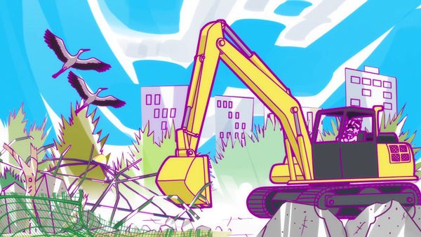 アニメ「深夜！天才バカボン」はポップでカラフル！（2枚目）