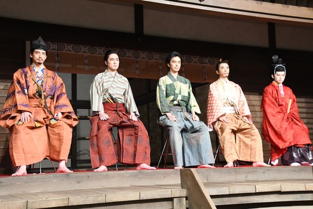 本郷奏多、間宮祥太朗らが役衣装で登場！「麒麟がくる」新キャスト発表＆スタジオ取材会（15枚目）
